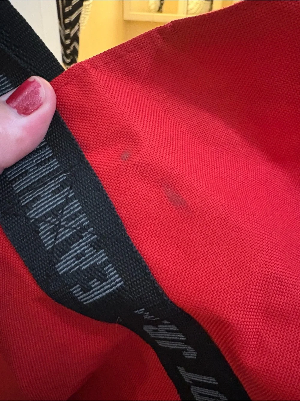 Earnhardt jr merch Red & Black Canvas Tote Bag